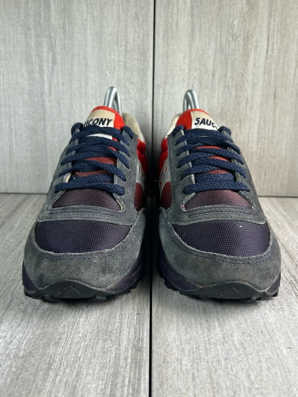 Saucony Originals Jazz Navy Red Athletic Shoe Running Sneaker Women’s Size 7